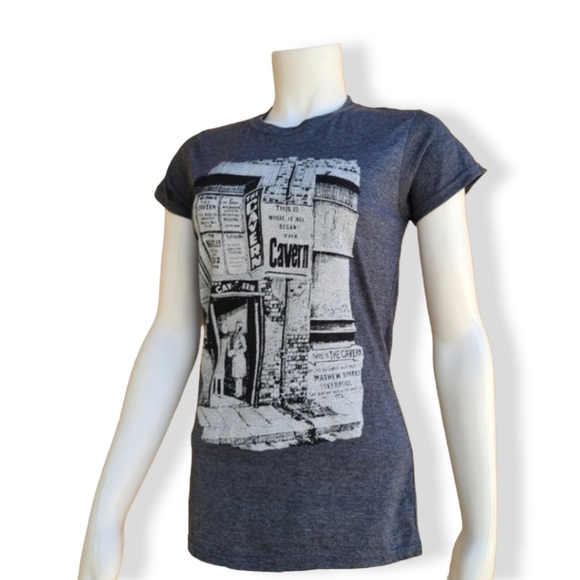 THE BEATLES CAVERN CLUB UK Liverpool Graphic Tee S M Artist  Rock Band Shirt - Picture 13 of 16